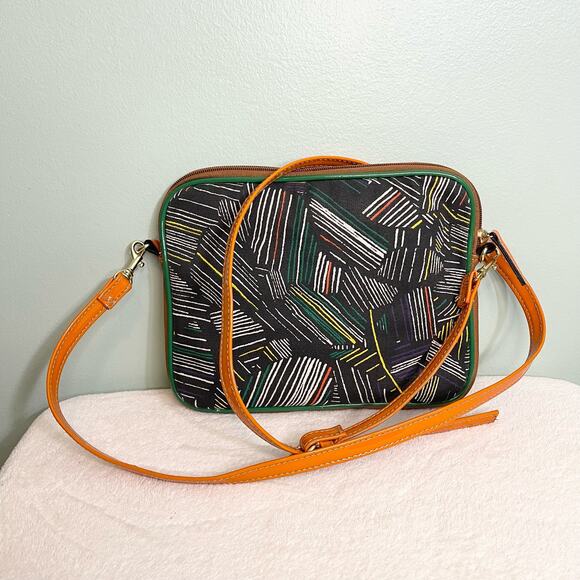 Duro Olowu for jcp Orange Multicolor Crossbody Bag - Picture 6 of 7